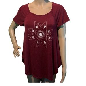 💰BOGO FREE AEO Celestial Sun Moon Flared Top XS-S